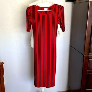 NWT LulaRoe Julia t-shirt dress sz XXS